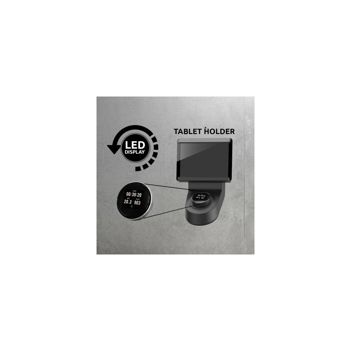 VIAVITO Vélo elliptique d'appartement de Fitness - Viavito - Modéle Sina - Ecran LED