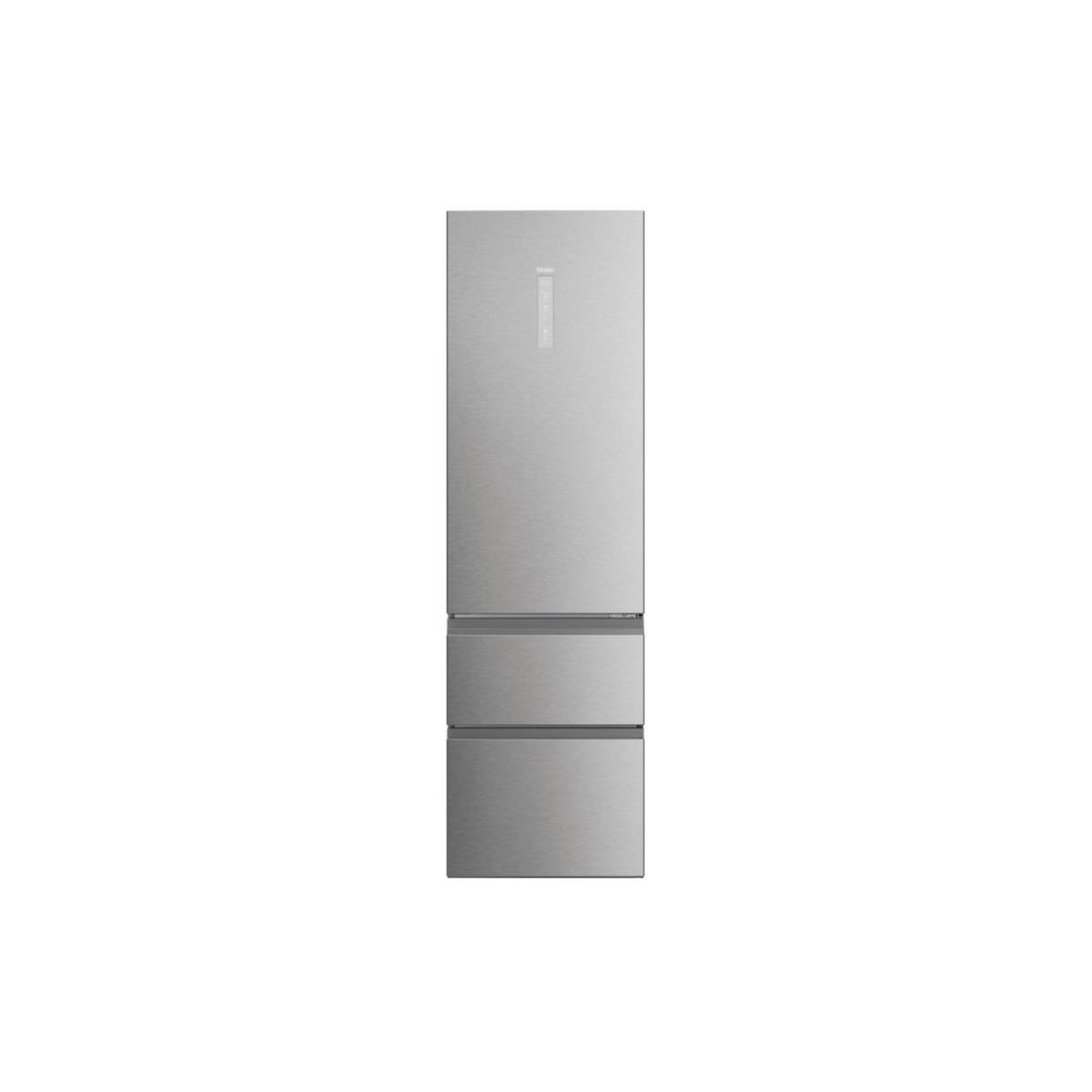 HAIER Réfrigérateur combiné 60cm 414l nofrost inox - HTW5620DNMG