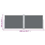 Voir la diapositive 6 : VIDAXL Auvent lateral retractable Anthracite 100 x 1000 cm