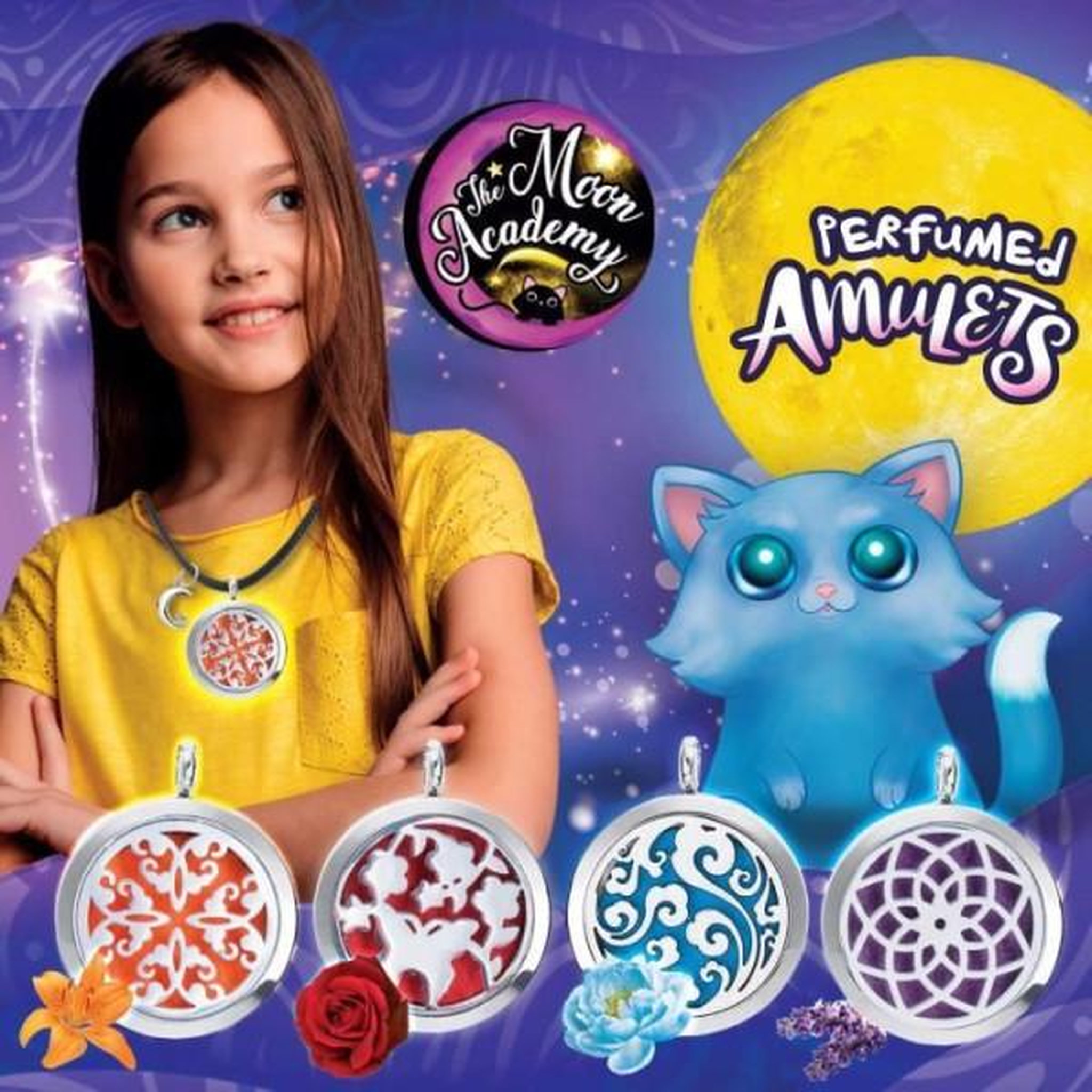 Voir la diapositive 3 : LISCIANI GIOCHI Amulettes parfumées - LISCIANI - The Moon Academy - Collection amulettes - Chance, amour, santé - Créations uniques