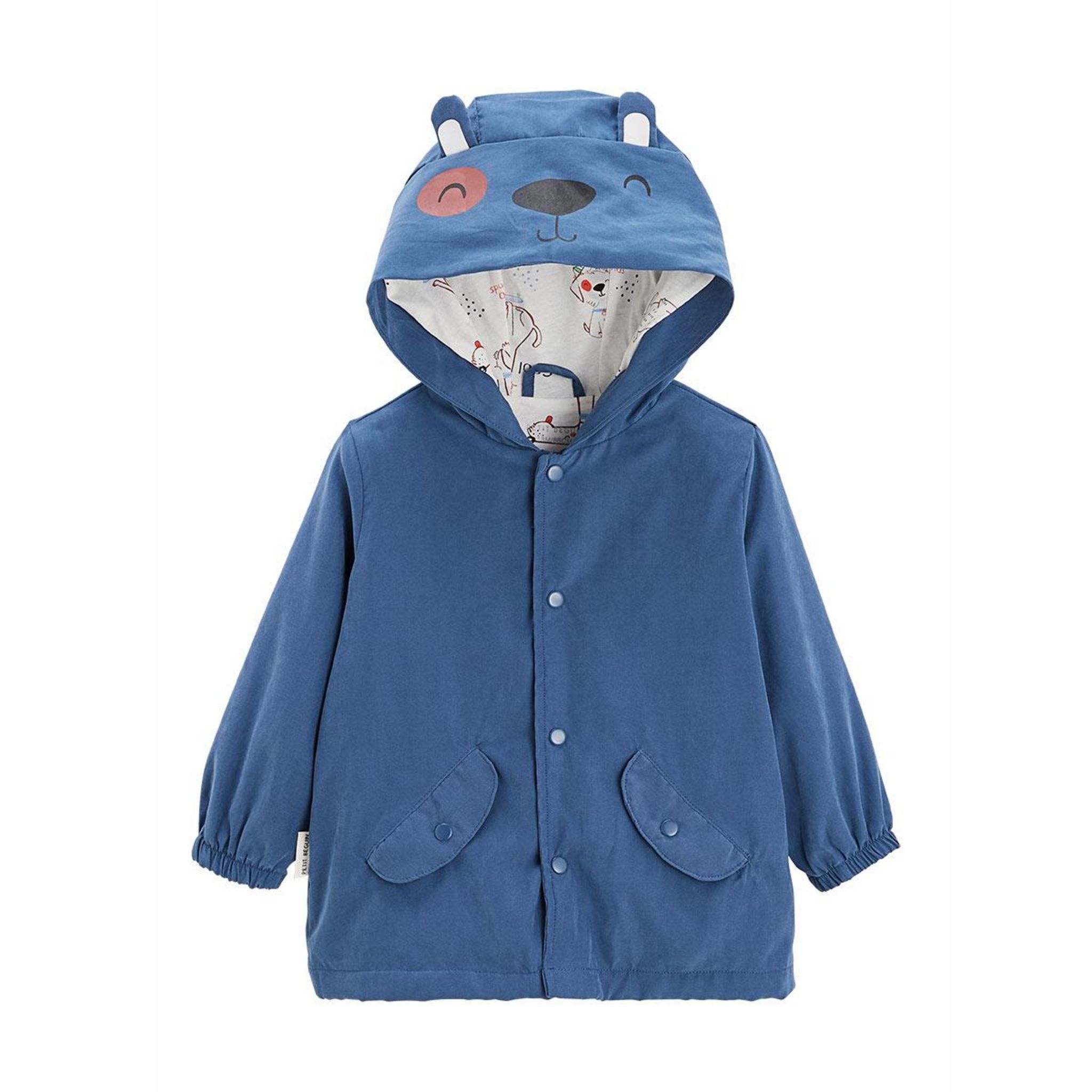Veste Bébé à Capuche Pat'Patrouille – Taille 50 à 98 Cm – Polaire Rouge