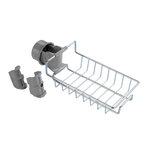 Wenko Etagère panier de douche en acier Meis - L. 23 x H. 7 cm - Argent brillant