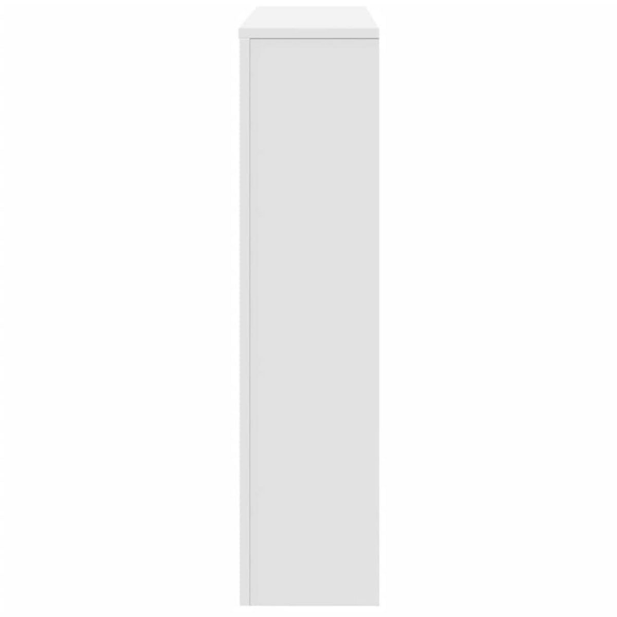 VIDAXL Cache-radiateur blanc 149x20x82 cm bois d'ingenierie