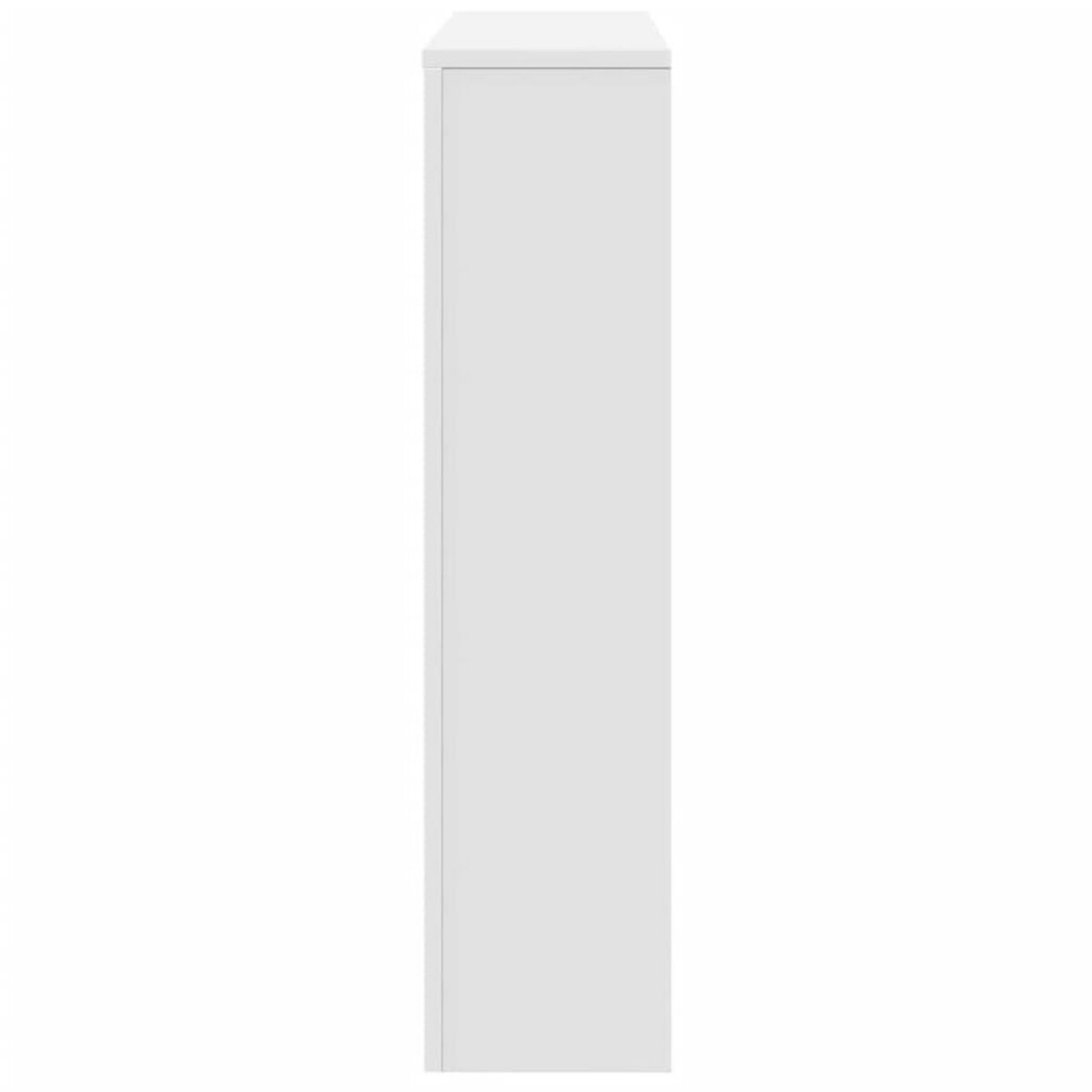 VIDAXL Cache-radiateur blanc 149x20x82 cm bois d'ingenierie