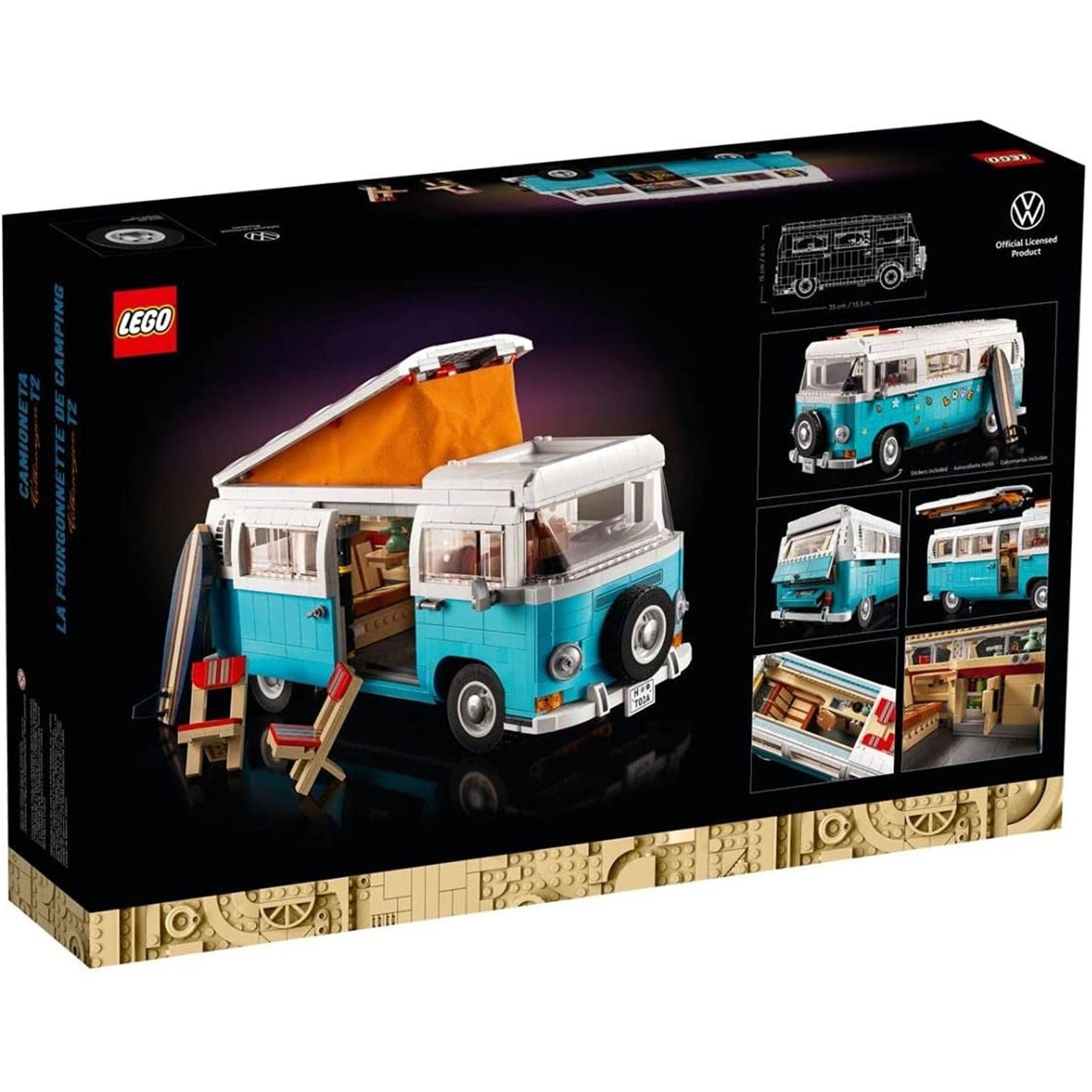 Voir la diapositive 2 : LEGO Creator Expert Le camping-car Volkswagen T2