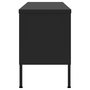 Voir la diapositive 4 : VIDAXL Meuble TV Noir 105x35x50 cm Acier