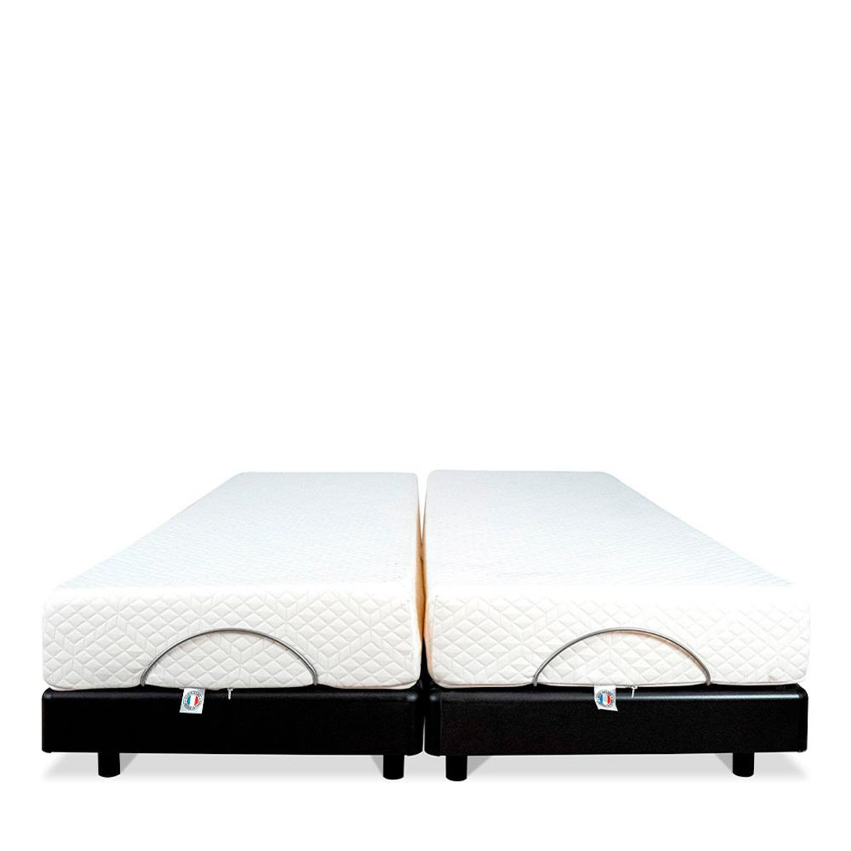 BELLECOUR BELLECOUR LITERIE | Ensemble Duo SUPERFLEX | Sommiers électriques + Matelas Mémoire de forme