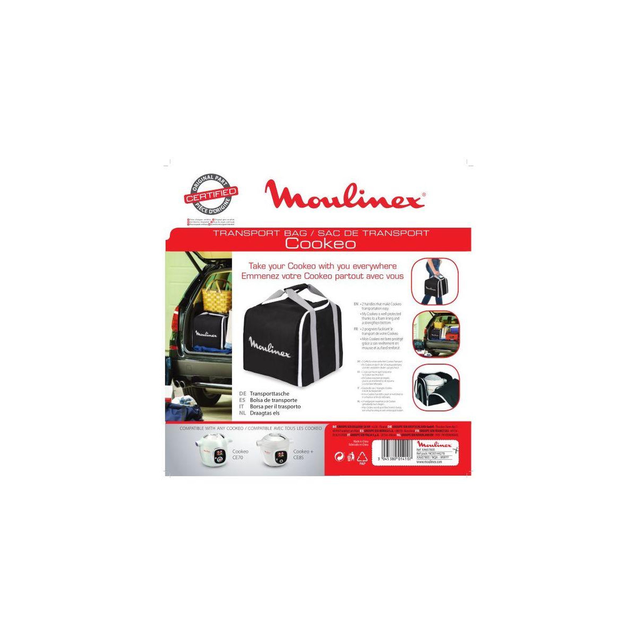 Voir la diapositive 5 : MOULINEX Sac Housse Cookeo XA607800