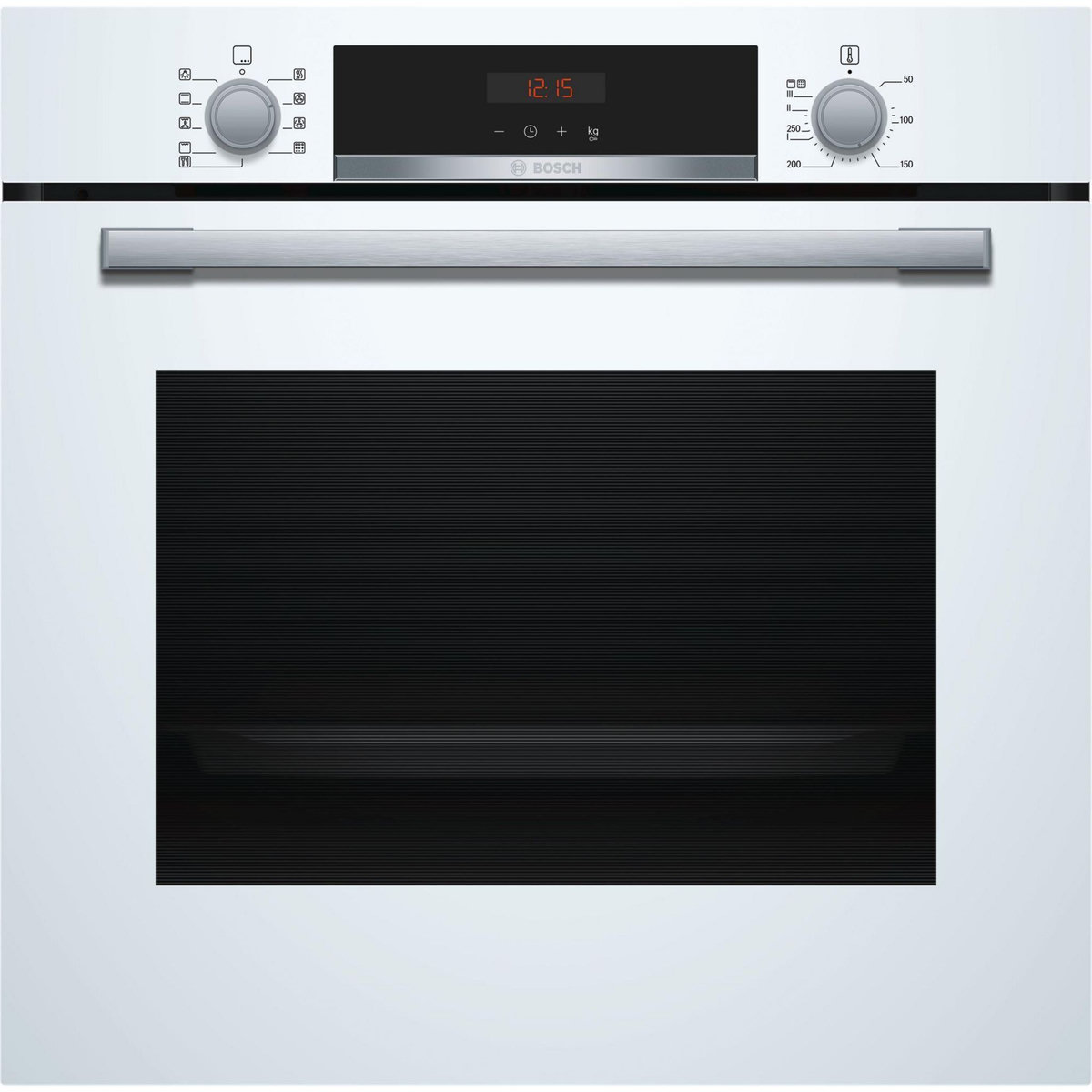 BOSCH Four intégrable multifonction 71l 60cm a pyrolyse blanc - hba573bv0