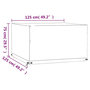 Voir la diapositive 6 : VIDAXL Housse de salon de jardin 8 œillets 125x125x75 cm carre