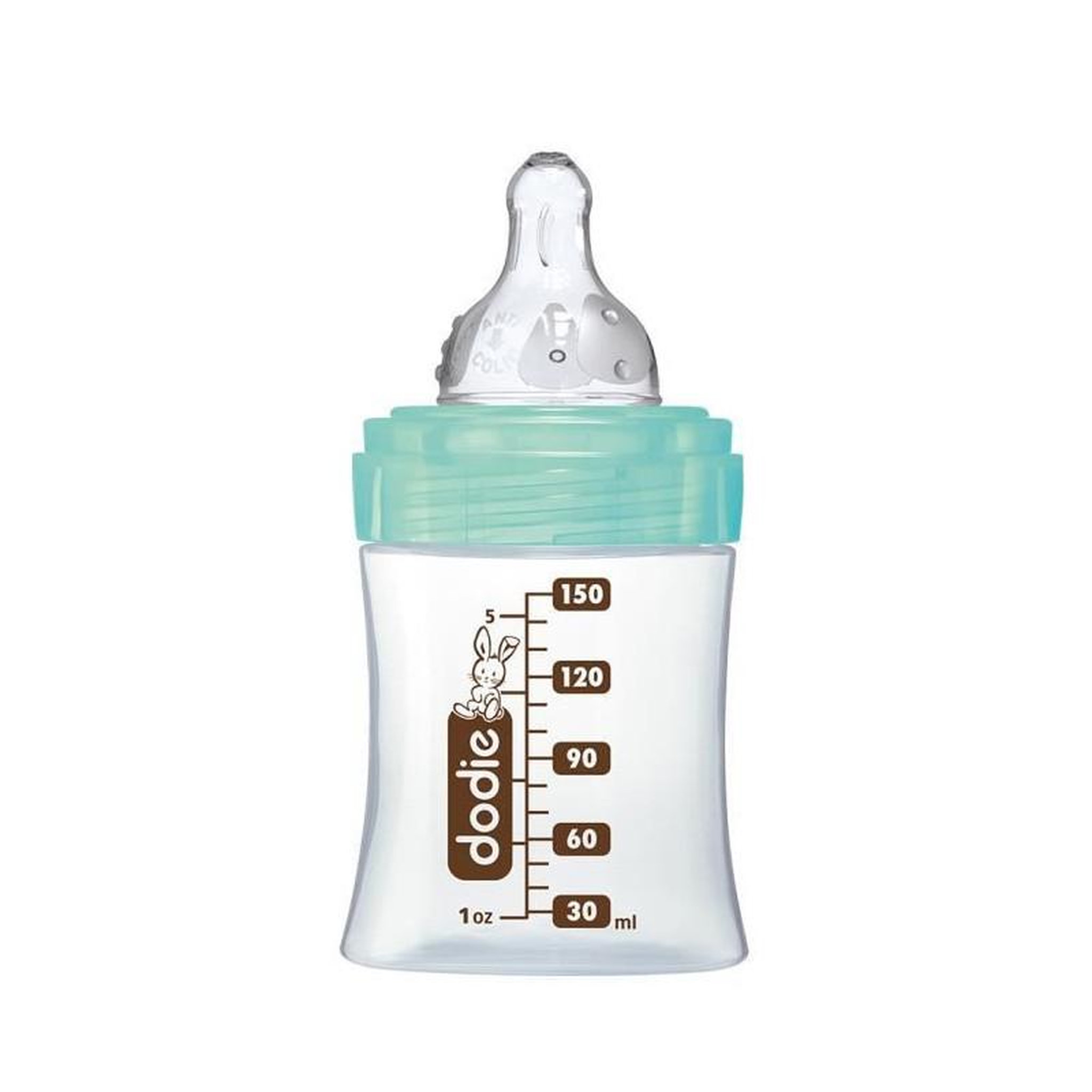 Voir la diapositive 2 : DODIE Dodie - Biberon Initiation+ Verre 150ml Vert Oiseaux