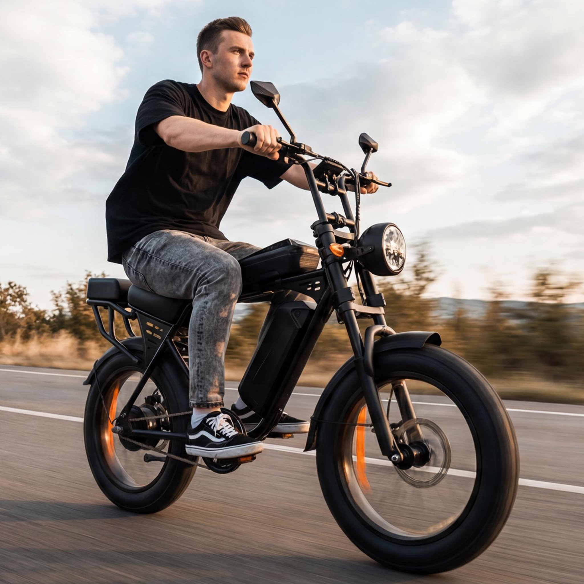 Voir la diapositive 3 : AAIRSK Vélo électrique 20  aairsk x5 fat bike – batterie amovible 48 v 250 w 15 ah, noir