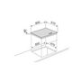 Voir la diapositive 2 : Airlux Table de cuisson gaz 60cm 3 feux 6150w noir - av635hbk