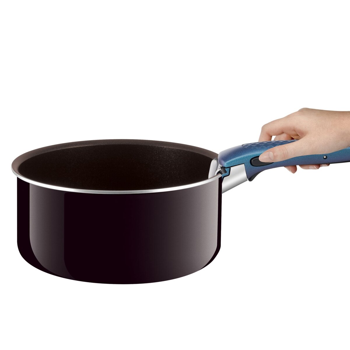 TEFAL Poignée amovible INGENIO bleue texturée 