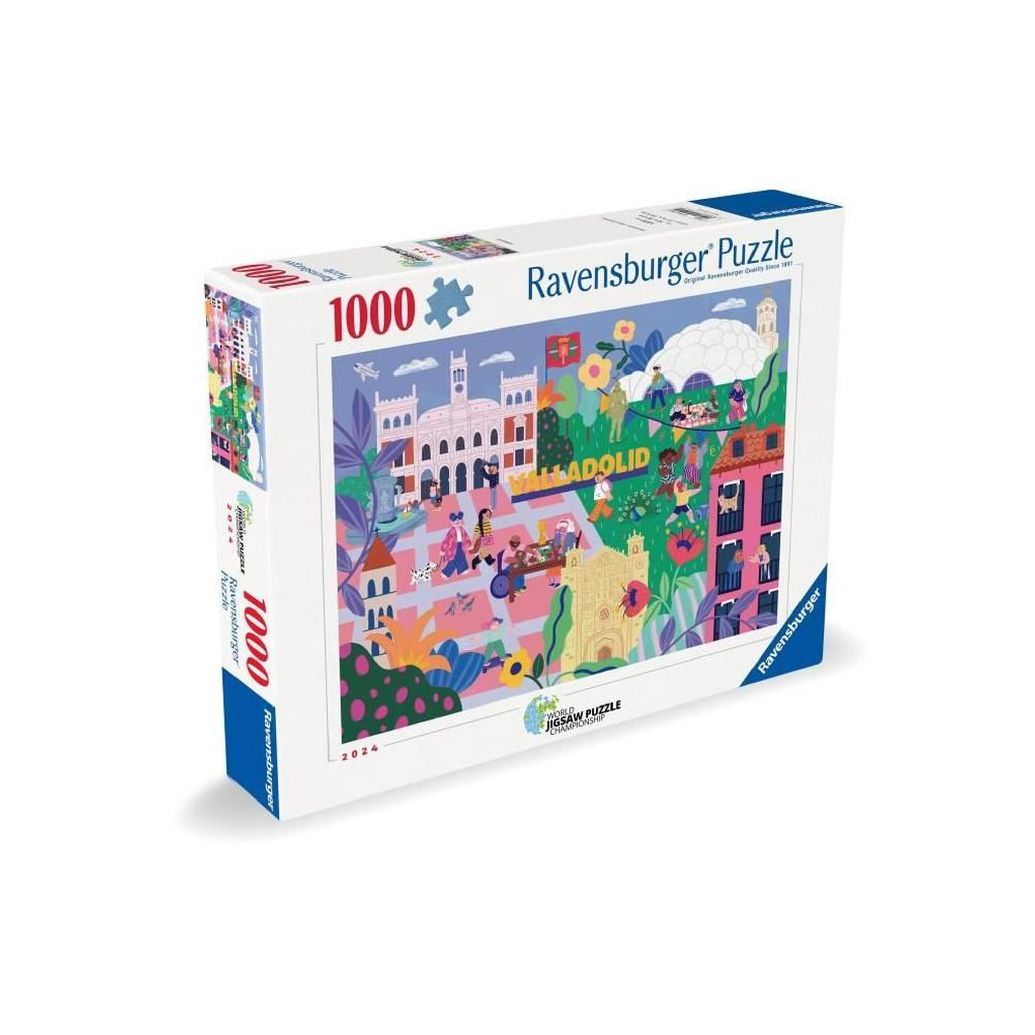 Voir la diapositive 2 : RAVENSBURGER Puzzle 1000 pièces - Valladolid de Marie