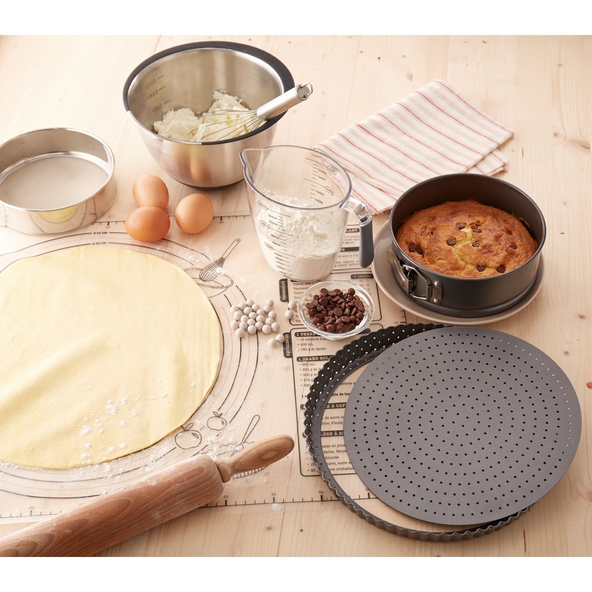 Bol à mixer inox antidérapant 2,2 L