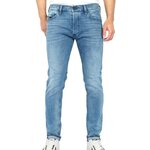 DIESEL Jean Slim  Moyen Homme Diesel Thommer 01. Coloris disponibles : Bleu