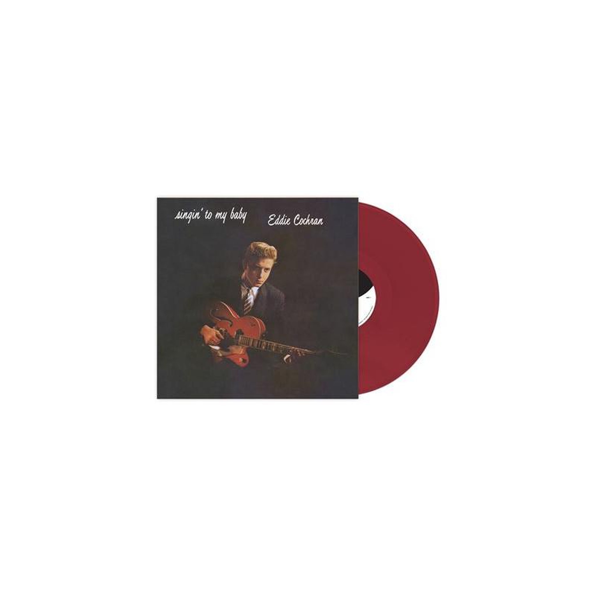 Album vinyle singin' to my baby édition limitée rouge/bordeaux edith duchesne