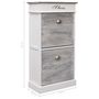 Voir la diapositive 6 : VIDAXL Armoire a chaussures Gris 50 x 28 x 98 cm Bois de Paulownia