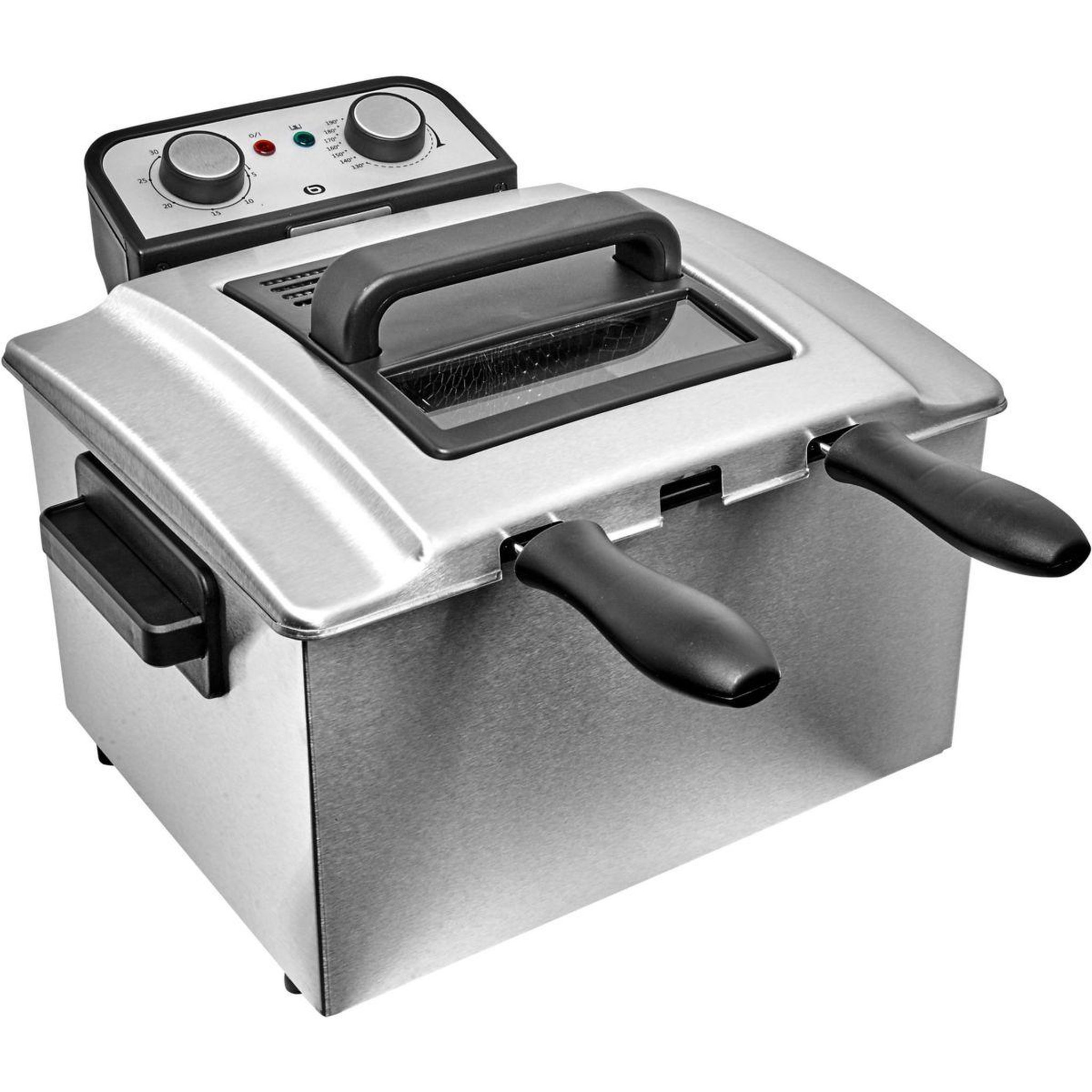 Voir la diapositive 2 : ESSENTIEL B Friteuse semi-professionnelle EFSP2146i Familiale 3 paniers