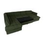 Voir la diapositive 2 : BEST MOBILIER Chuck - canapé panoramique xxl - convertible avec coffre - 7 places - gauche