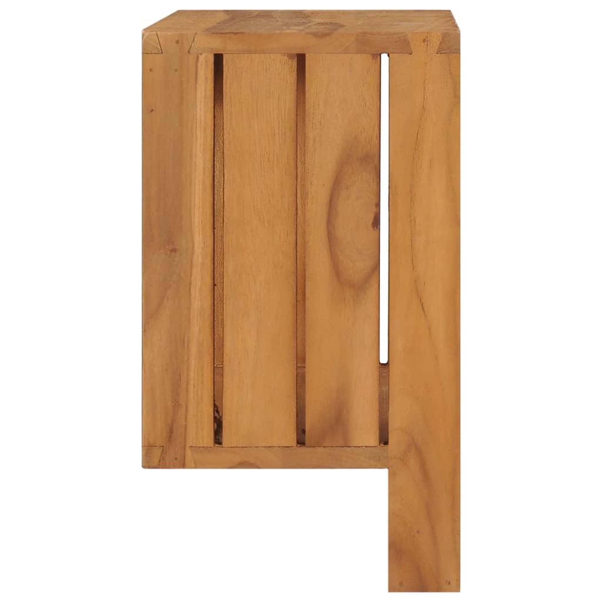 Voir la diapositive 3 : VIDAXL Porte-serviette mural 35x20x35 cm bois de teck solide