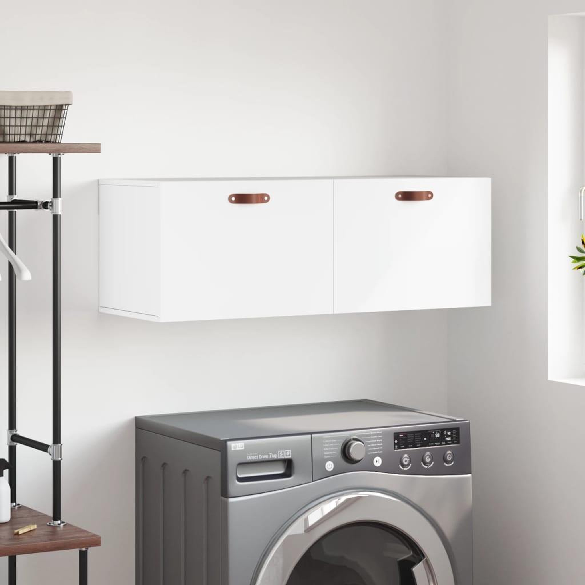 VIDAXL Armoire murale blanc 100x36,5x35 cm bois d'ingenierie