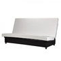 Voir la diapositive 4 : BULTEX COMFORT BULTEX Banquette clic-clac 3 places -Tissu noir - Made in France - L 192 x P 95 cm - BEIJA