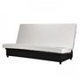 Voir la diapositive 4 : BULTEX COMFORT BULTEX Banquette clic-clac 3 places -Tissu noir - Made in France - L 192 x P 95 cm - BEIJA