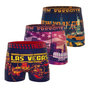 Voir la diapositive 1 : FREEGUN Lot de 3 boxers homme This is America