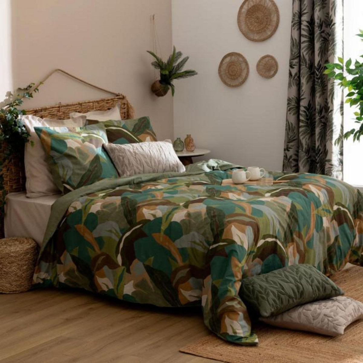 ATMOSPHERA Parure de Lit 3 Pièces  Renata  240x220cm Vert