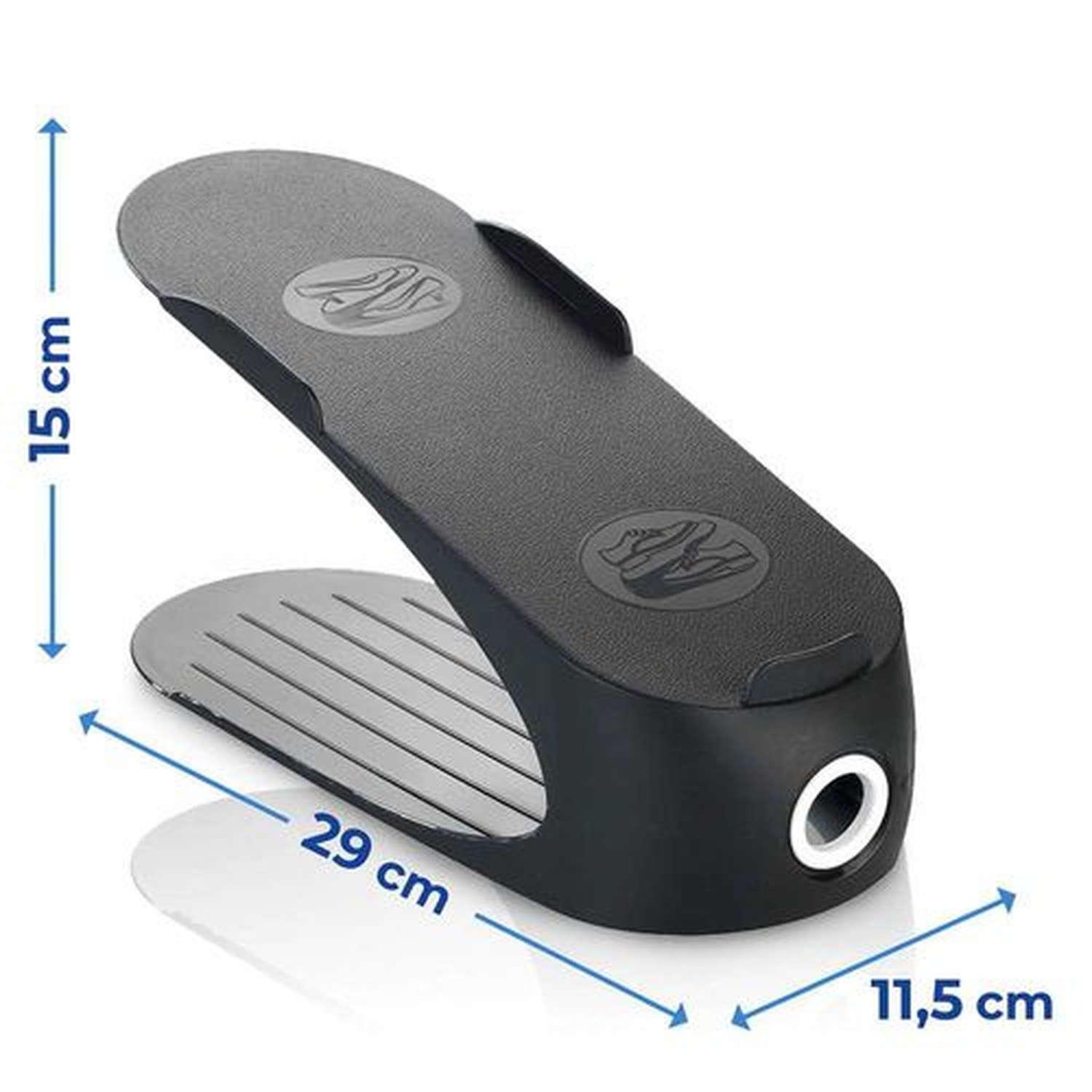 Voir la diapositive 4 : Wenko Lot de 4 supports pour chaussures - noir