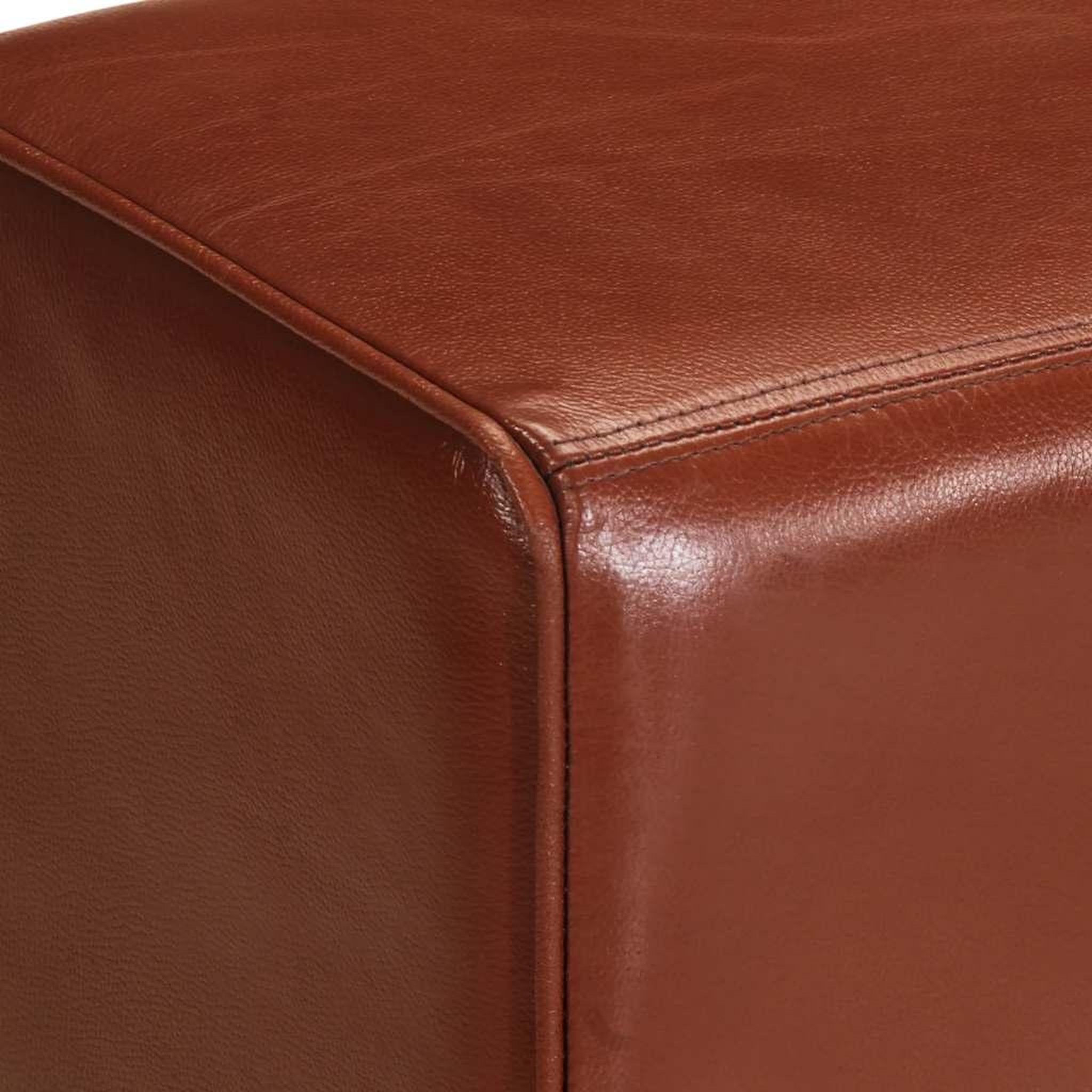 Voir la diapositive 4 : VIDAXL Banc cheval d'arçon vintage Cuir veritable de chevre