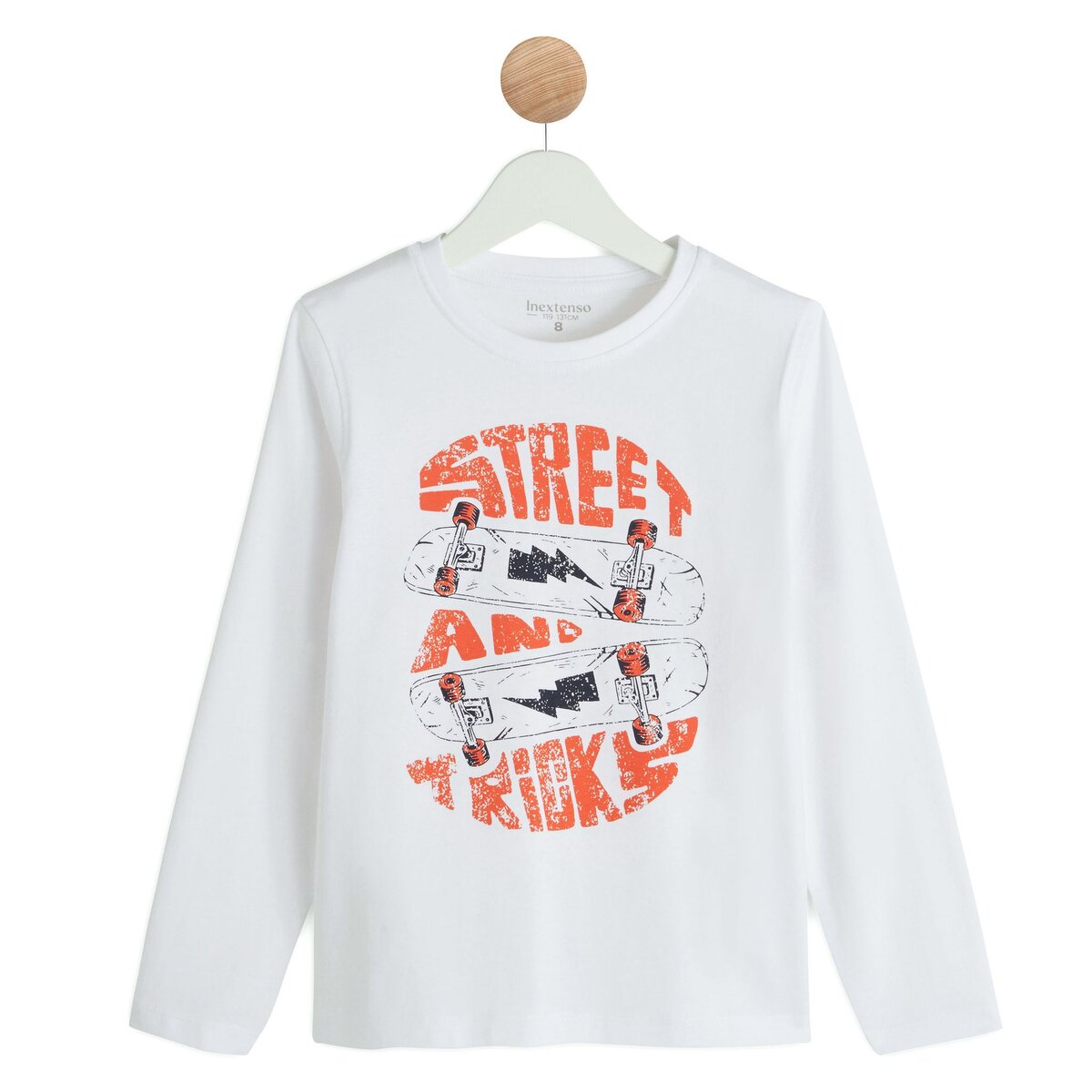 INEXTENSO T-shirt manches longues skateboard garçon