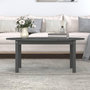 Voir la diapositive 3 : VIDAXL Table basse Gris 110x55x45 cm Bois massif de pin
