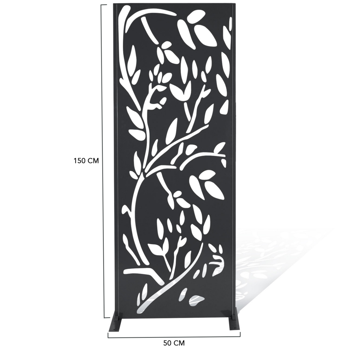 ID MARKET Panneau décoratif universel 150 x 50 CM LIS gris