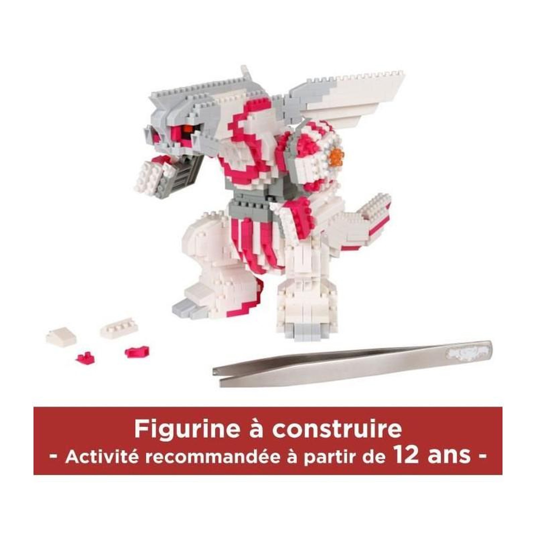 Voir la diapositive 5 : BANDAI Figurine en briques - BANDAI - NANOBLOCK - Pokémon - Palkia - 1050 pcs