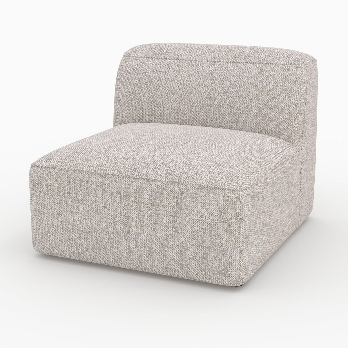 Rendez vous déco Chauffeuse pour canapé modulable en tissu beige-Hestia