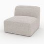 Voir la diapositive 1 : Rendez vous déco Chauffeuse pour canapé modulable en tissu beige-Hestia