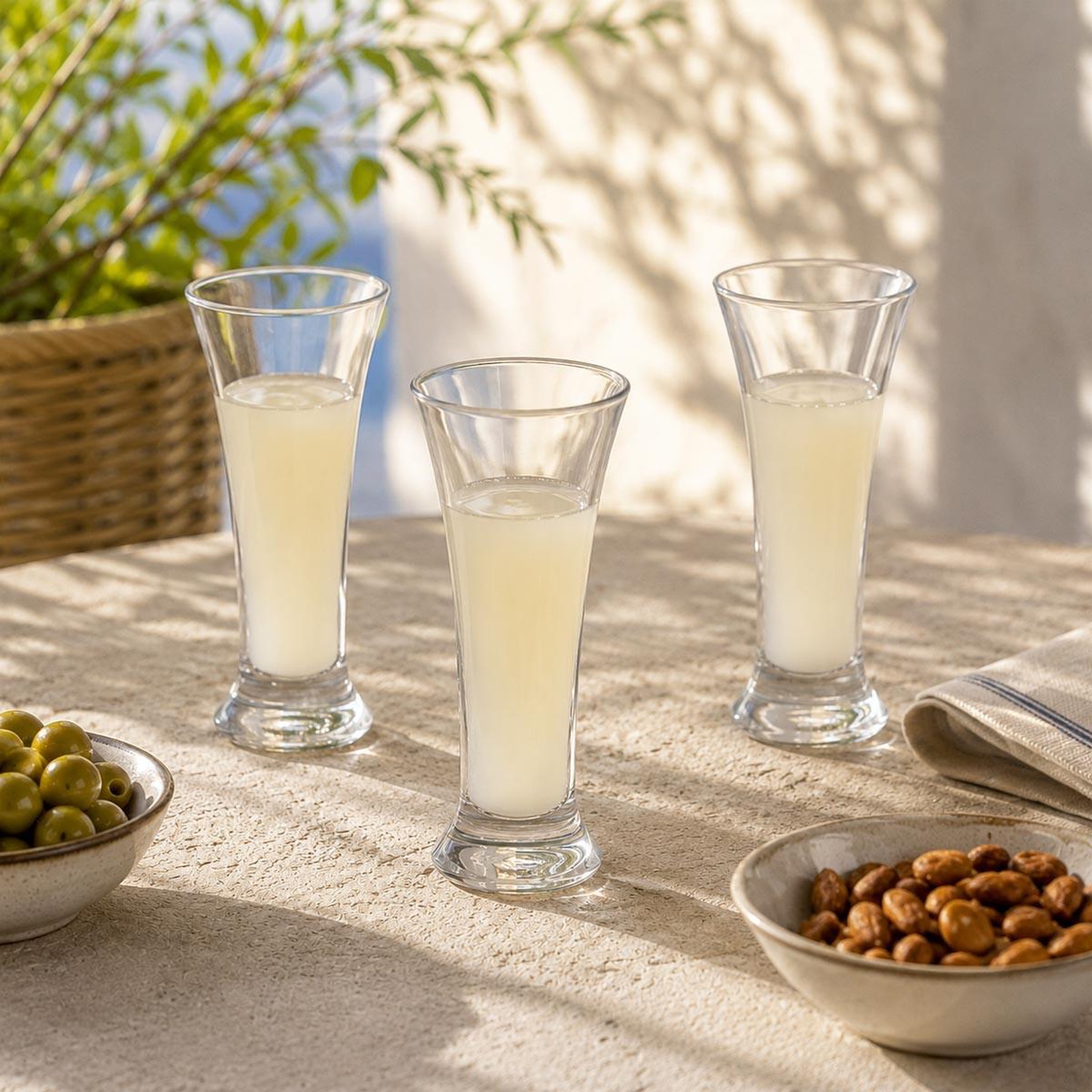 Voir la diapositive 2 : SECRET DE GOURMET Lot de 6 verres à pastis  marius  18cl transparent