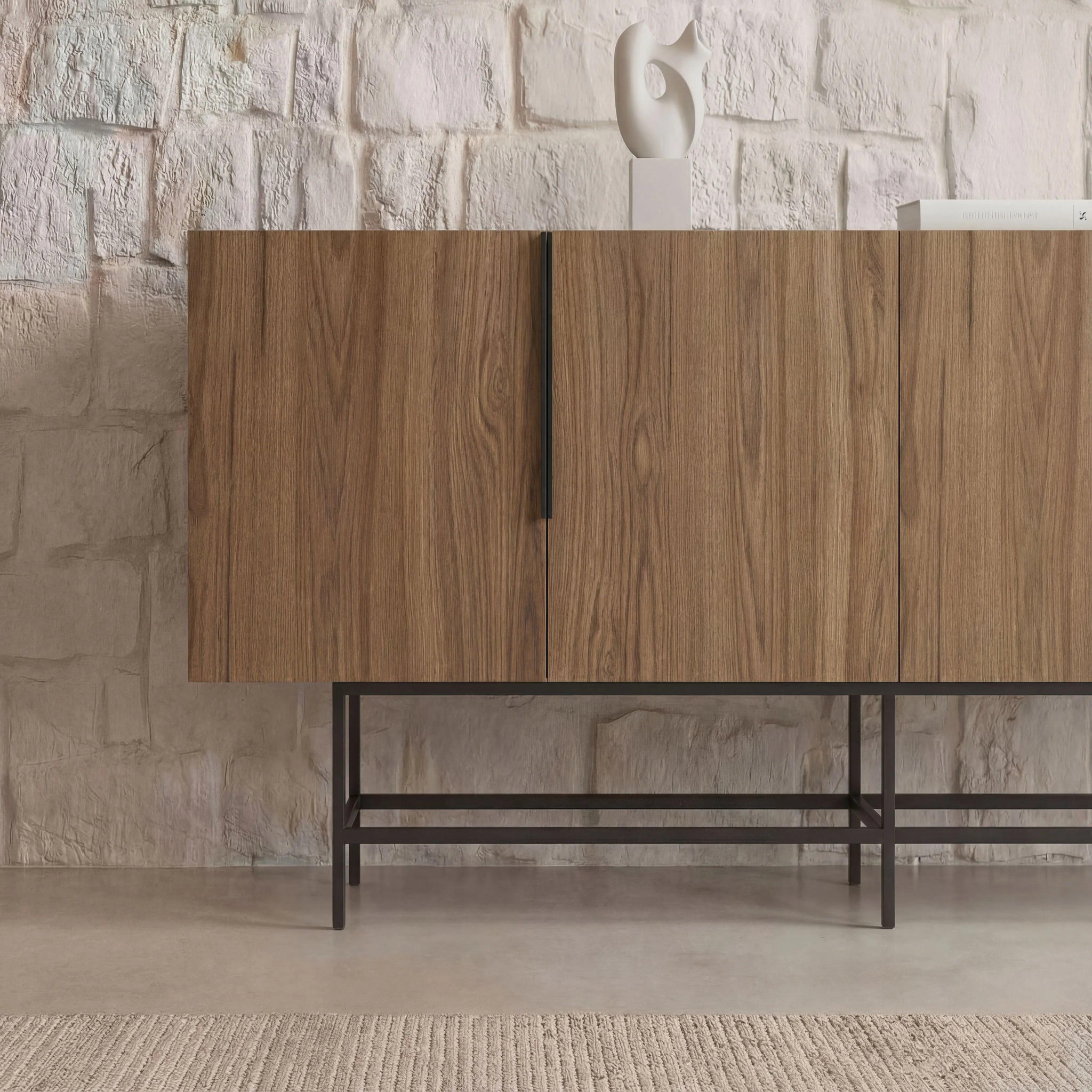 Voir la diapositive 4 : CASANOVA PARIS Soma - buffet 4 portes 200cm en mélamine