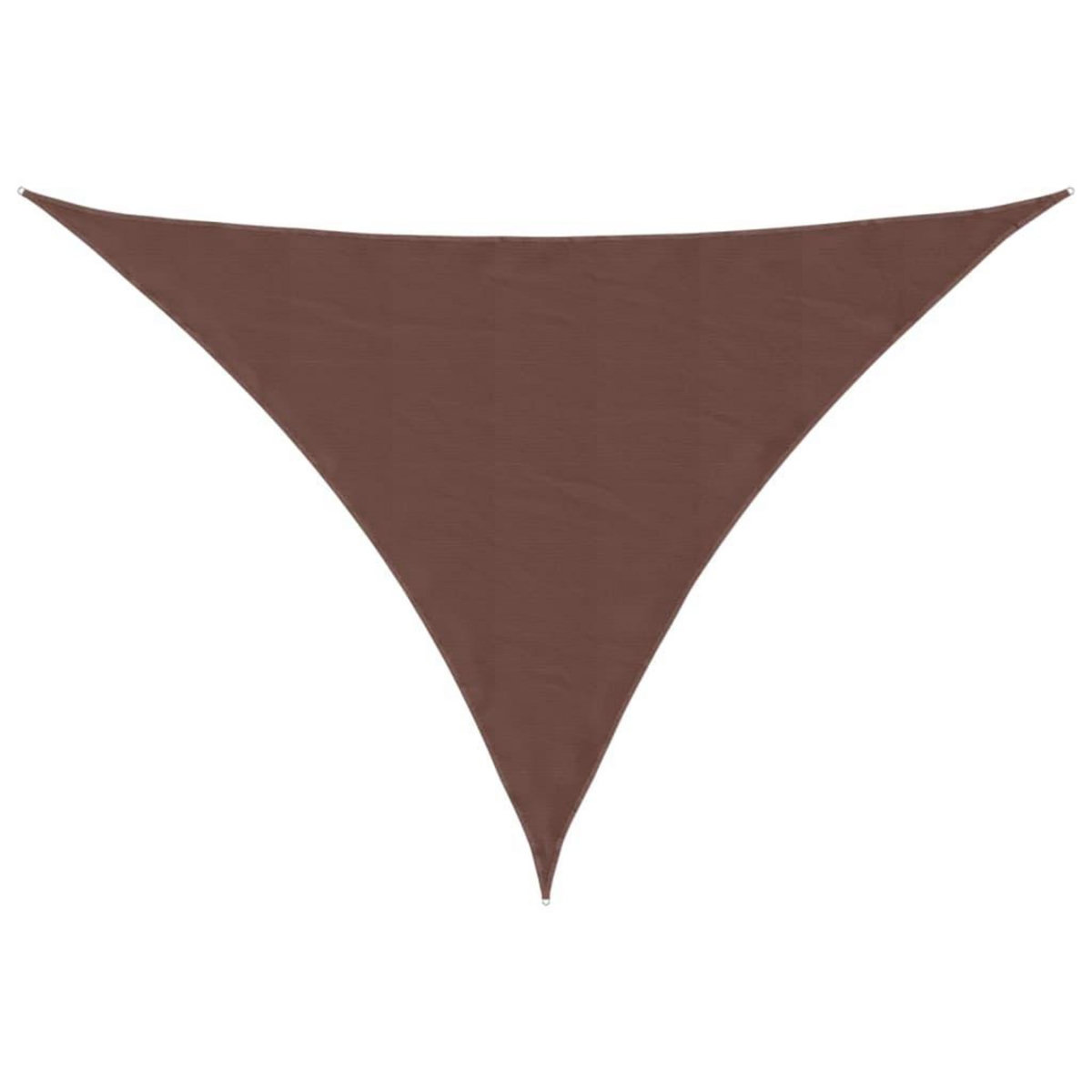VIDAXL Voile de parasol tissu oxford triangulaire 5x5x6 m marron