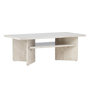 Voir la diapositive 1 : Paris Prix Table Basse Effet Marbre  Alesund  120cm Beige