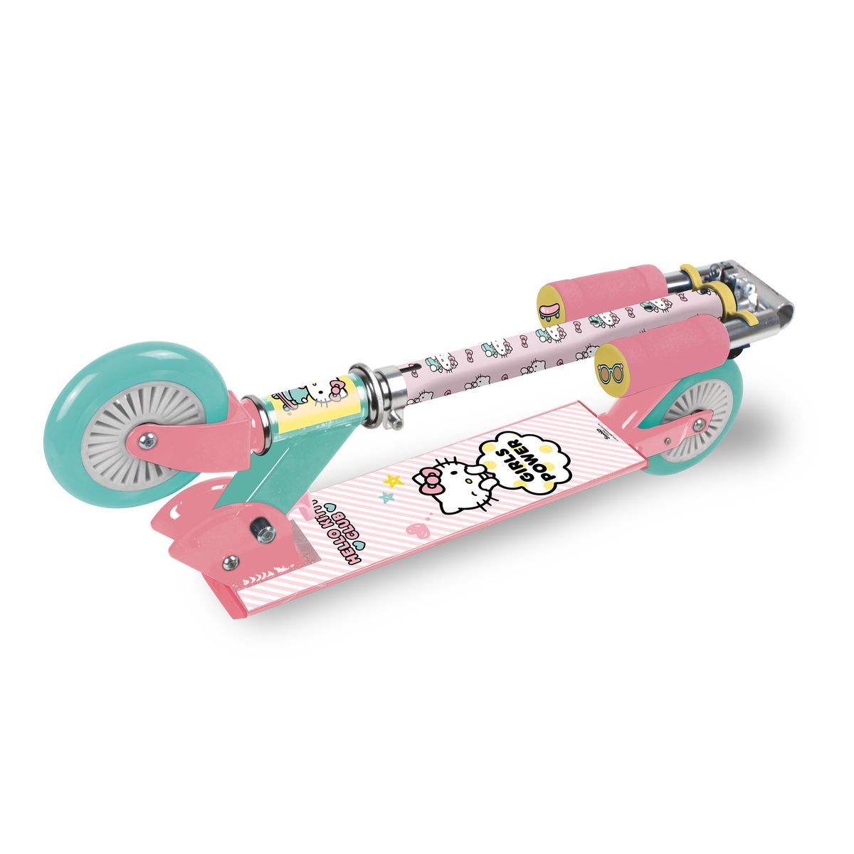 HELLO KITTY Patinette 2 roues pliable- Hello Kitty 