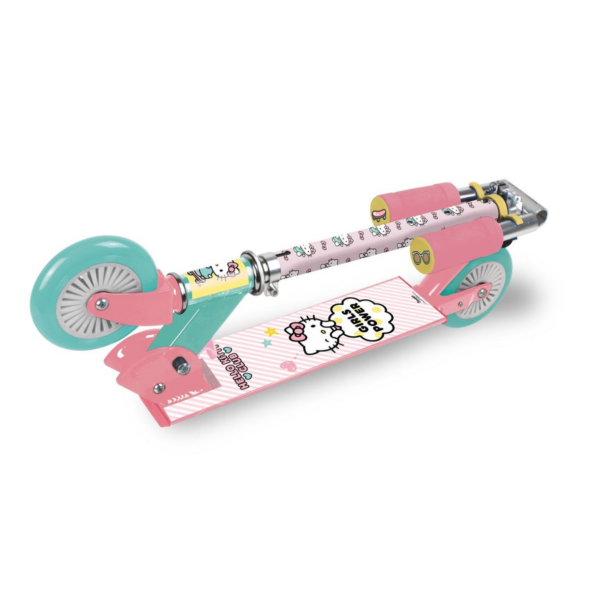 HELLO KITTY Patinette 2 roues pliable- Hello Kitty 