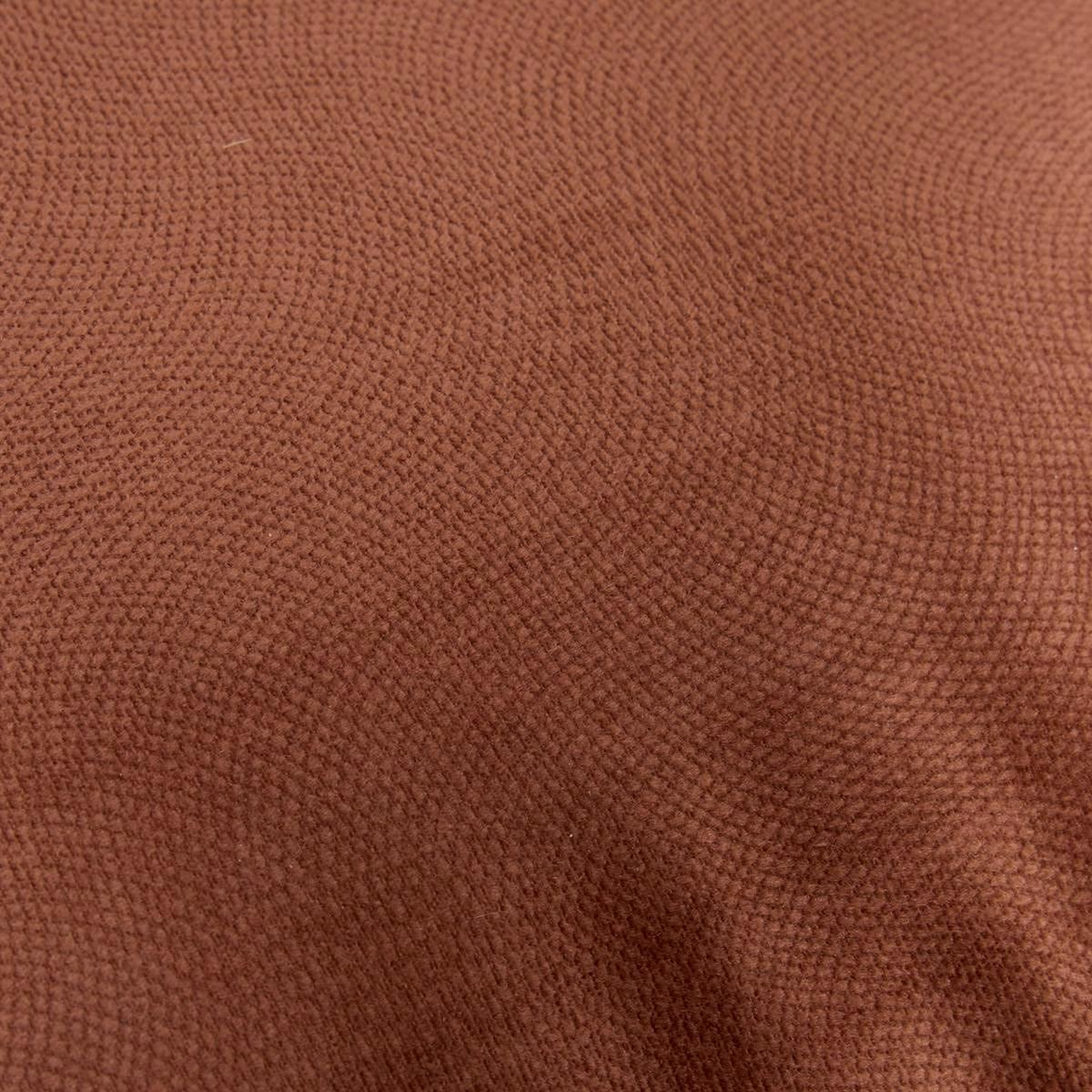 Voir la diapositive 4 : ATMOSPHERA Coussin déco uni  lilou  45x45cm marron tonka