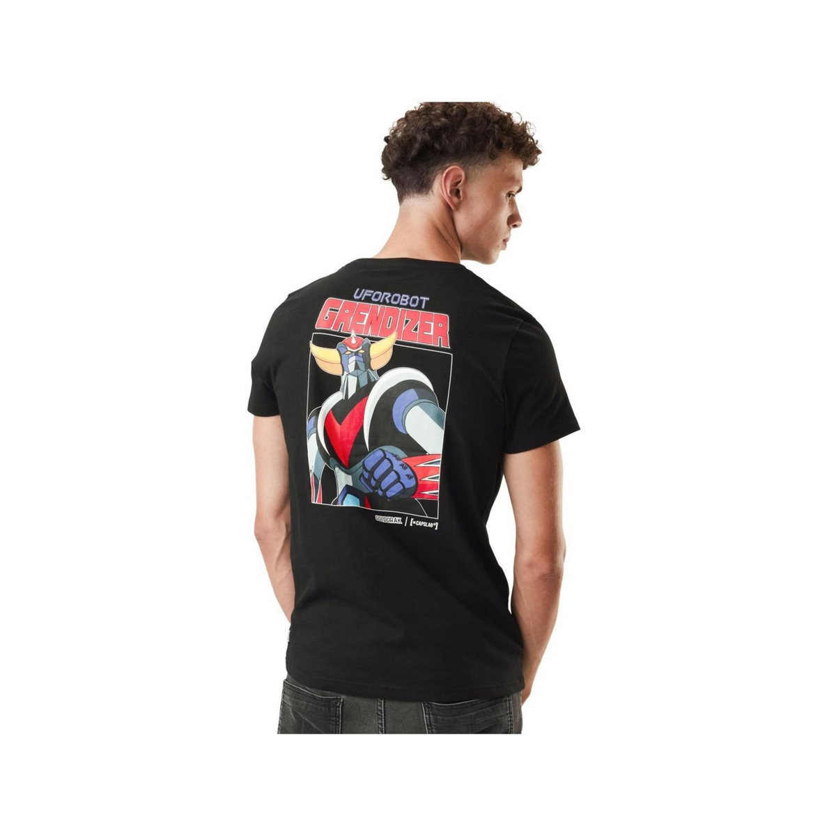 CAPSLAB Tee shirt homme en coton Goldorak