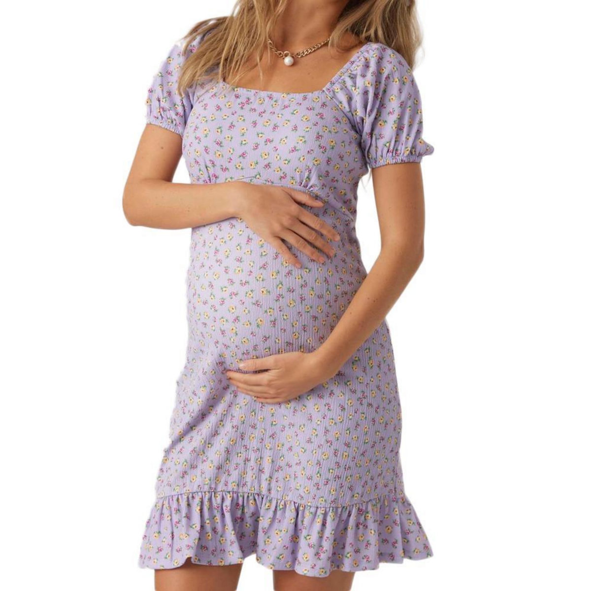 MAMALICIOUS Robe de Grossesse  ila Femme Mamalicious Bloom