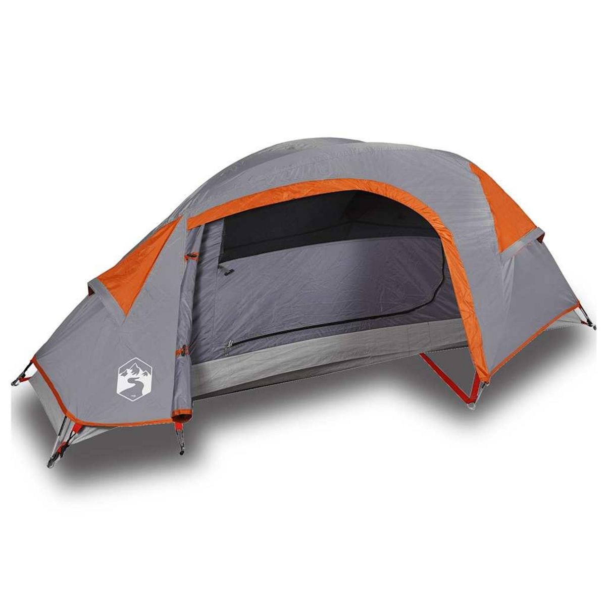 VIDAXL Tente de camping a dome 1 personne orange impermeable