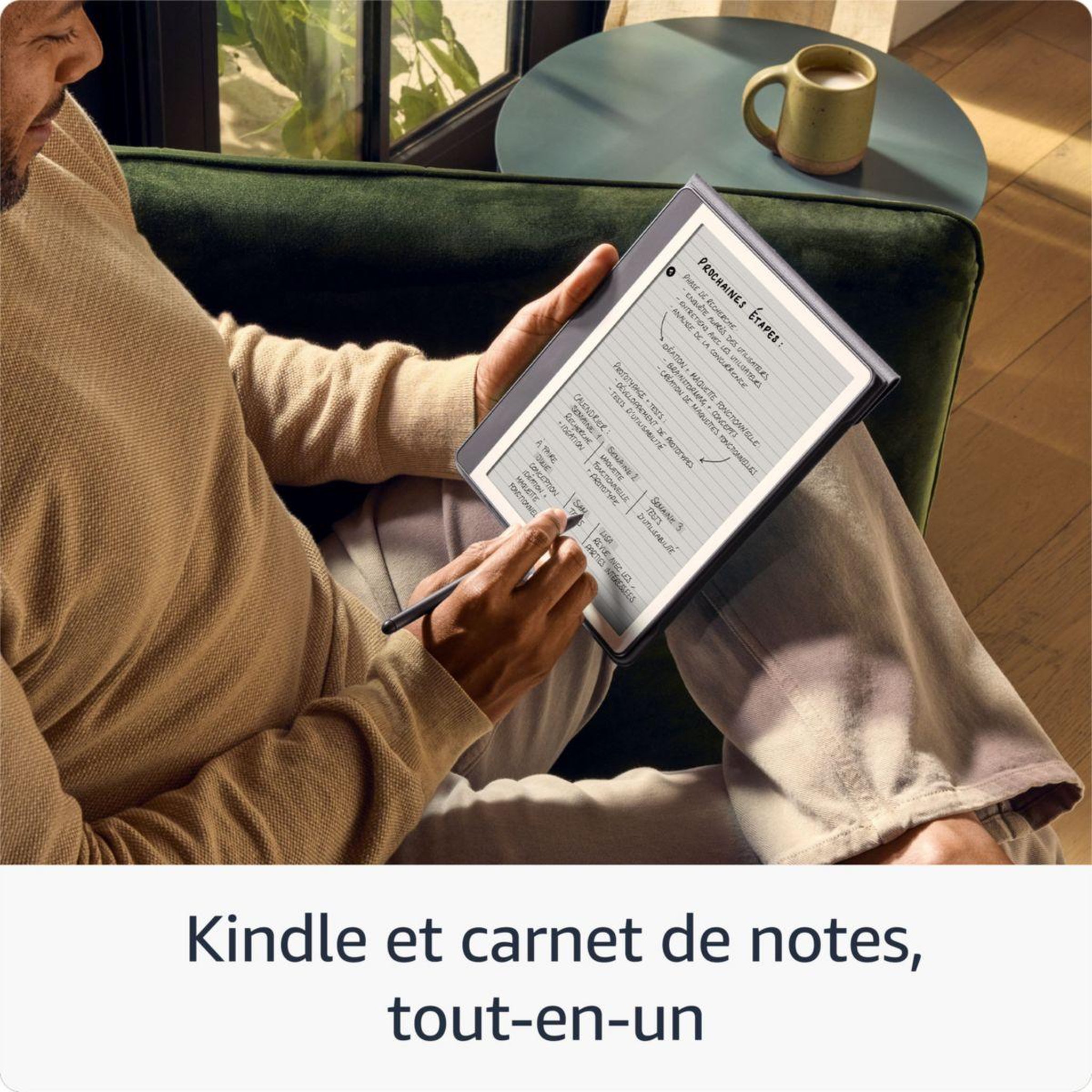 Voir la diapositive 3 : AMAZON Bloc-notes numérique kindle scribe 2024 64go gris